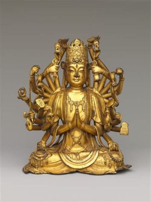 Bodhisattva Avalokiteshvara - Uma Representação Vibrante da Compaixão e da Beleza Celestial!