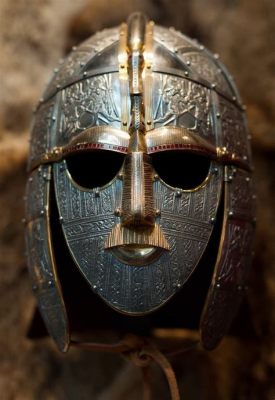   O Capacete de Sutton Hoo: Uma Sinfonia de Ouro e Mistério do Passado!