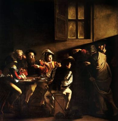 “The Calling of St Matthew” um exemplo vibrante de tenebrismo e narrativa dinâmica!